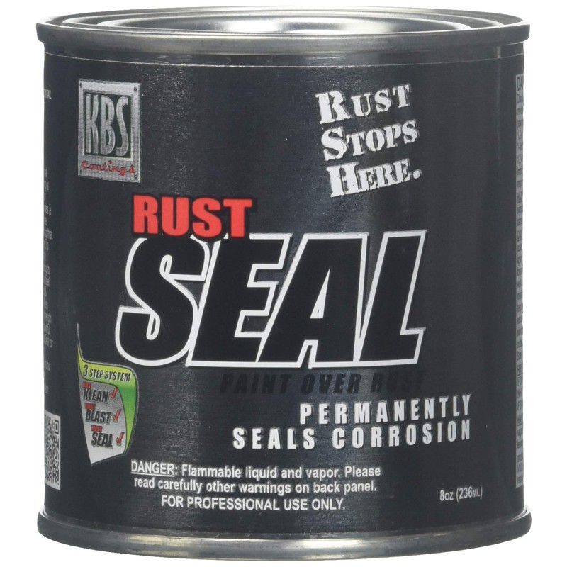 KBS Coatings 4202 Satin Black RustSeal - 8 fl. oz.