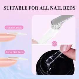 MelodySusie Solid Nail Glue Gel for Press on Nails Strong Long Lasting UV Gel Nail Glue 3D Sculpting Gel for Nail Art DIY Design Rhinestone Gem Glue Fake Nail Glue for Acrylic Nails Gel Tips 15g