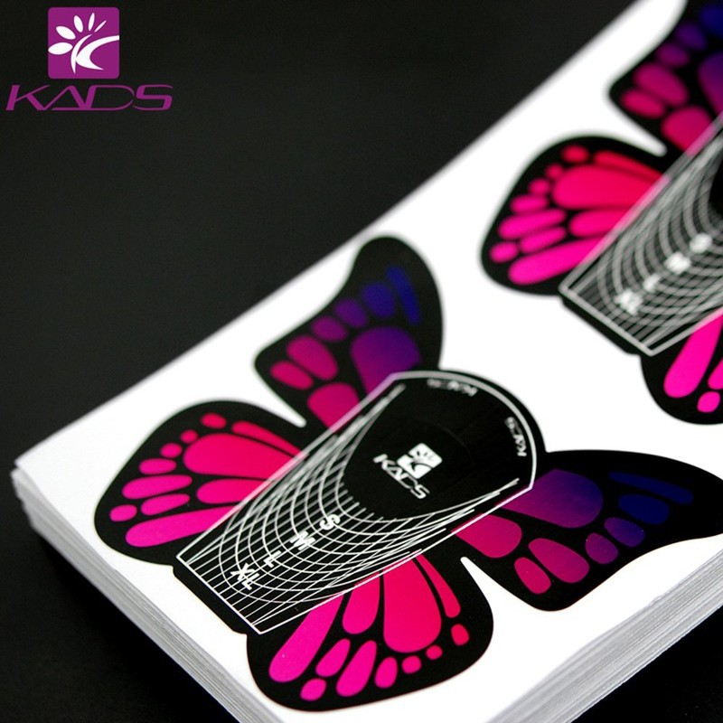 KADS 100pcs in 1 Roll Big Size Butterfly-shape Self Adhesive
