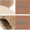 Guantes exfoliantes de yute FOMIYES – Dúo de 2 para