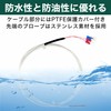 Felimoa RTD温度センサープローブ ステンレス製 3線式 PT100 Aグレード (1m)