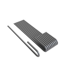 Vodaland Garden Pegs - 30cm (12 inch) Long J-Pin Anchors - Rust Proof Coated Steel Stakes for Securing Membrane, Tents, Gardens, and Trampolines (10 pack)