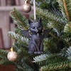 Nemesis Now Cult Cuties Malpuss Hanging Ornament, Black, 9.2cm