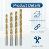 13Pcs Hex Drill Bits, Drill Bit Set Made with Titanium