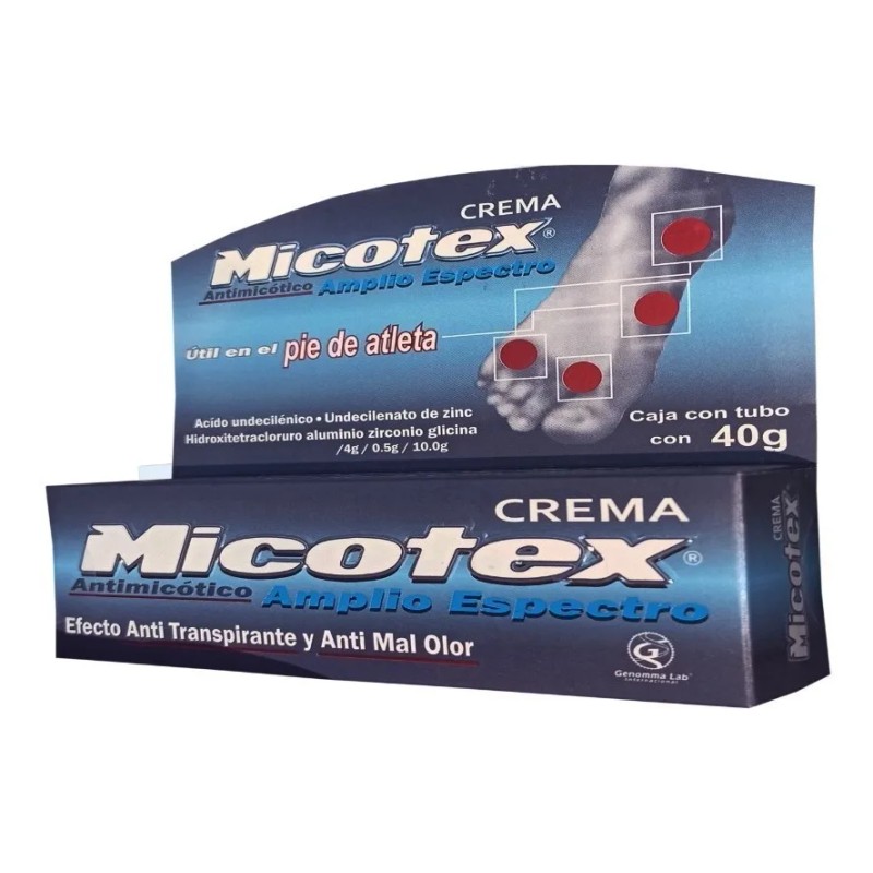 Micotex Crema Para Pie De Atleta 40gr
