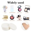 50 PCS White Makeup Sponge, Compact Facial Powder Puff Cosmetic