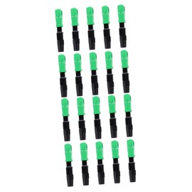 TEHAUX 20pcs Singlemode Fiber Optical Coupler Adapter Quick for Fast Installation Performance Harsh Environments Low Loss Signal Transmission