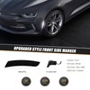 D-Lumina Front/Rear Side Marker Lights Smoked Lens Compatible with Chevy