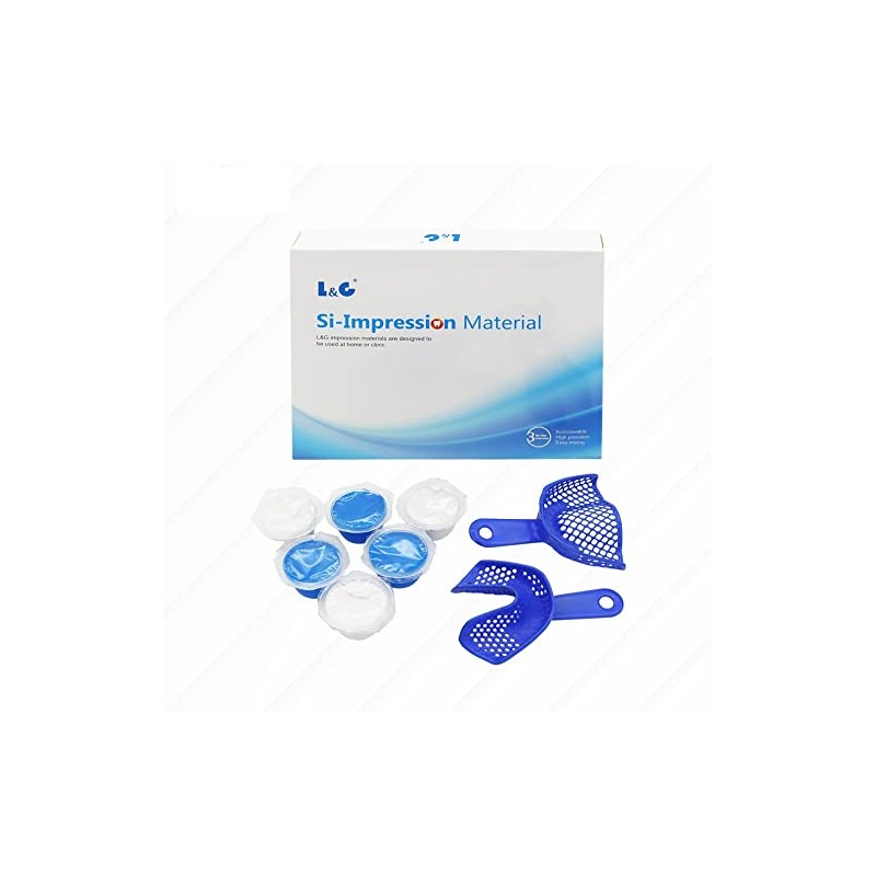 Kit de impresión de dientes Masilla Bandeja de material de