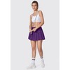 YYV Women's Pleated Tennis Skirt with 3 Pockets Golf Stretchy