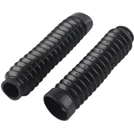 Fork Cover Suspension Forks Front Fork 1 Pair Motorcycle Fork Boots Rubber Sleeve Shock Absorber Black Bellows Tubes Rubber Sleeve Shock Gaiters Cover for CQR ATV Dirt Bike Forks