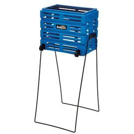 Tourna Ballport Deluxe Tennis Ball Hopper with Wheels - Blue