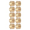 10pcs Brass Misting Nozzles Fog Sprinkler Head for Factory Site