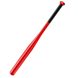 Tuggui Baseball Bat Steel with Carrying Bag (25 in, Red)