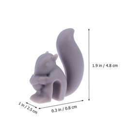 SHOWERORO 5pcs Tea Bag Holder Silicone Tea Holder Squirrel Tea Bag Snails Teahouse
