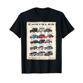 Chrysler Century of Innovation Vintage Cars Frame T-Shirt