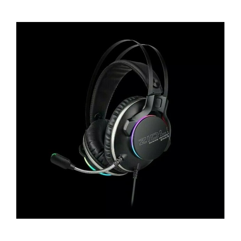 ZIDLI 7.1 Virtual Surround Sound Gaming Headset with RGB Lights