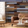 BoscoMondo 5.5 Inches Wide Barnwood Wall Planks, Rustic Solid Wood