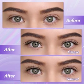 LZM Wimpern Extensions Cluster Lashes - C Curl Wimpern Einzeln 12mm Lash Clusters Wimpern Extensions Natürlich 144pcs Einzelne Wimpern Dünnes Band Wimpern Cluster Lashes Natürlich (YW-C-12MM)