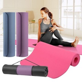 10mm TPE Non-slip Indoor Sports Yoga & Ballet Mat Yoga Mat Blue