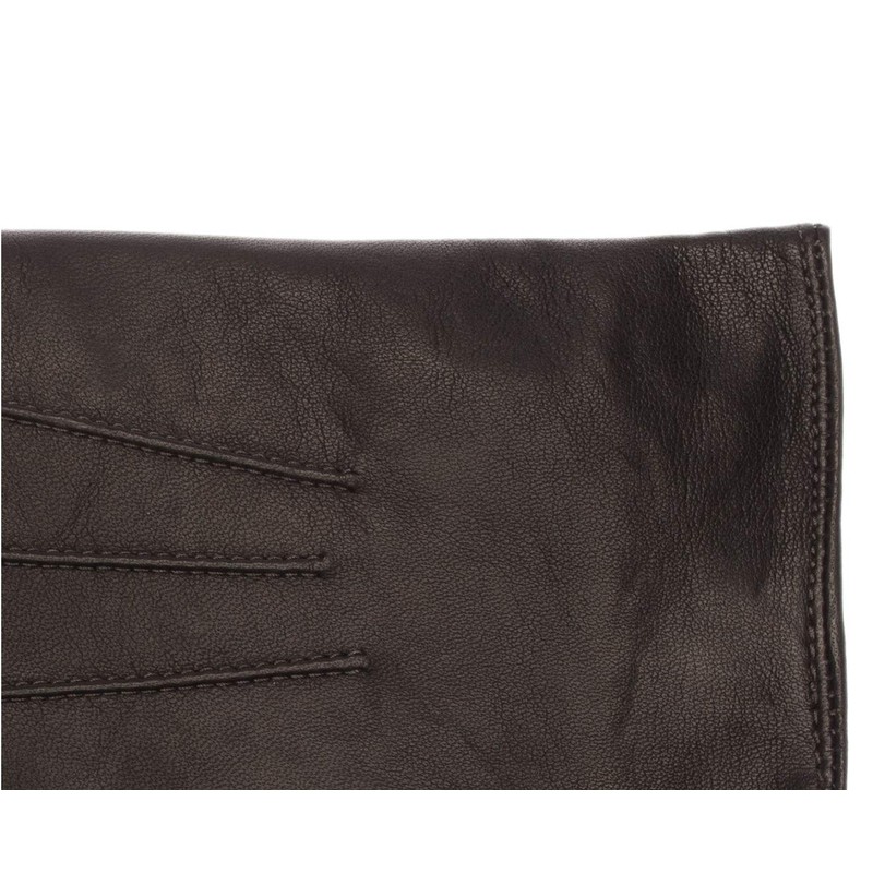 EEM Ladies Soft Italian Leather Gloves Soft Fleece Lined Three