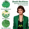 18PCS St. Patrick's Day Necklaces and 3PCS Freckles Temporary Glitter