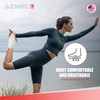 AZMEC Ankle Support Sleeve Open Heel, Light Elastic & Breathable