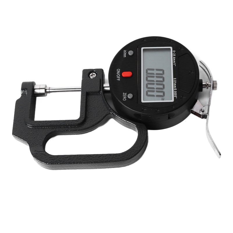 Digital Thickness Gauge High Accuracy Electronic Micrometer Thickness Meter 0.0005in