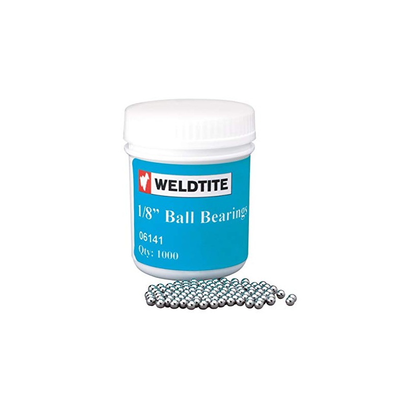 Weldtite 3/16-inch British Made Case Hardened Ball Bearings, Silver, 500