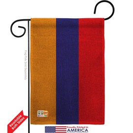 Armenian Flag Armenia Flags Pack Regional Nationality World Country American Outdoor Applique Home Decor Wall Art Garden Banner Small Yard Gift, Made in USA