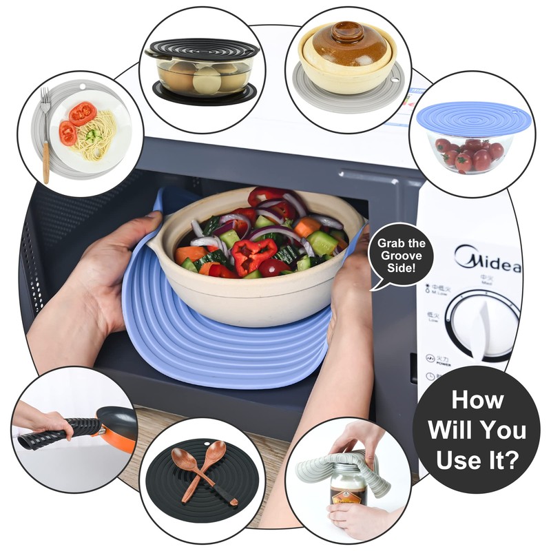 Smithcraft Trivets for Hot Dishes Pots and Pans, Dia 11.81"