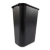 Rubbermaid Rubbermaid Commercial Products 41QT/10.25 GAL Wastebasket Trash Container, Black,