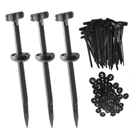 100Pcs Nylon Universal Cable Tie Buckle, Heavy Duty Self-Locking Zip Ties Holder, Zip Tie Clips for Car Daily Repair and Daily Fastening Use