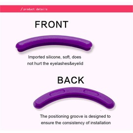 24 almohadillas de repuesto para rizador de pestañas, almohadillas de repuesto para rizador de pestañas universal, color rosa oscuro