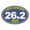 Charmed Running Brand I Ran Louisiana Marathon 26.2 Car Magnet