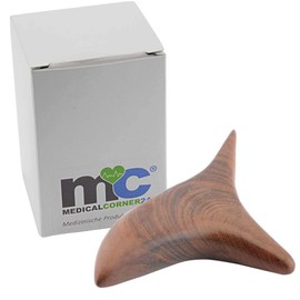 MC24® Massage Wood Tricorn Birdy Massage Aid Hardwood Three-Point Trigger Point Pack of 1