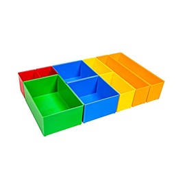 Bosch Sortimo ProClick Inset Box Set H3 CT M74, Inserts for ProClick Tray Tool Tray, Sorting Boxes for Screws and Small Parts