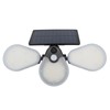 Solar Garden Lights Professional Waterproof 3 Heads Rotation High Power