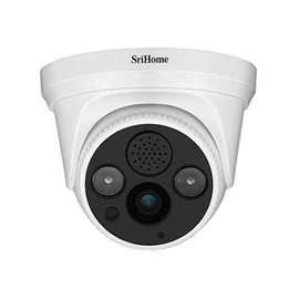 Sricam Italia Italia SriHome SH030 WiFi IP Camera Wireless Infrared 3.0 Megapixel HD IR Cut ONVIF P2P Support SD Audio Pack of 1