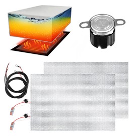 （2 Pack vattceel RV Tank Heater Pad, with Constant Temperature RV Tank Heaters DC 12V Stock Tank Heater 12“ x 18” Use with Up to 50 Gallons Fresh Water Tanks