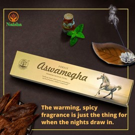 Naisha Incense Sticks Set of 4 (50 Gm Each) Natural & Relaxing Gift for Positivity & Spirituality, Long Lasting Sticks, Mystic Lavender, Lajawab, Saffron Mysore Sandal, Aswamegha (Unwind Inner Peace)