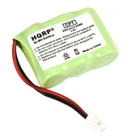 HQRP Battery compatible with Dogtra BP-20R BP20R GP 20AAAAH3BMX 35AAAH3BMX fits 175NCP, 180NCP, 200NCP, 202NCP, 210NCP, NCP-175 NCP-180 NCP-200 NCP-202 NCP-210 Remote Controlled Dog Training Collar Receiver plus Coaster