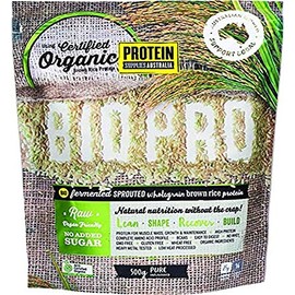 Protein Supplies Australia BioPro Sprouted Pure Brown Rice Powder, 500 grams