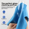 HOMEXCEL Microfibre Glass Cleaning Cloths 12 PK, Lint Free Streak