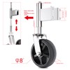 Homhoo Spring Loaded Gate Casters 8” Heavy Duty Gate Caster