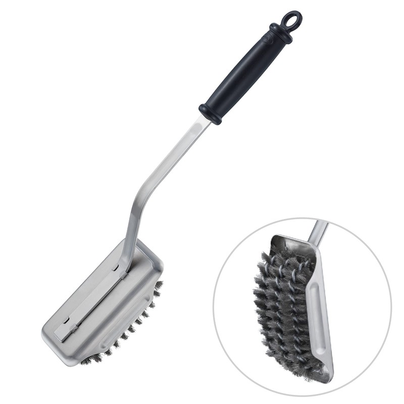 Rösle Barbecue Grill Cleaning Brush, Stainless Steel/Plastic