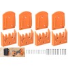 8-Pack Battery Wall Mount Holder & Drill Tool Mount -