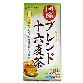 Ganko Chaya Japanese Blend 16 Barley Tea, 0.3 oz (8 g) x 30