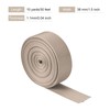 MECCANIXITY Flat Nylon Webbing Strap 1.5 Inch 10 Yards Champagne