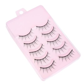 MERRYHAPY 5 Pairs Natural False Eyelashes for Women Reusable Makeup Lashes and for Personal and Professional Use Enhance Your Eye Beauty